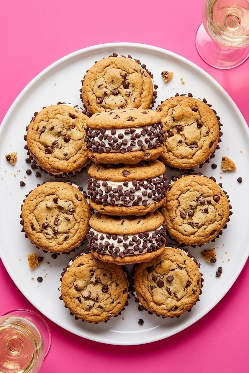 Cookie Ice Cream Sandwiches (Like a Chipwich!)