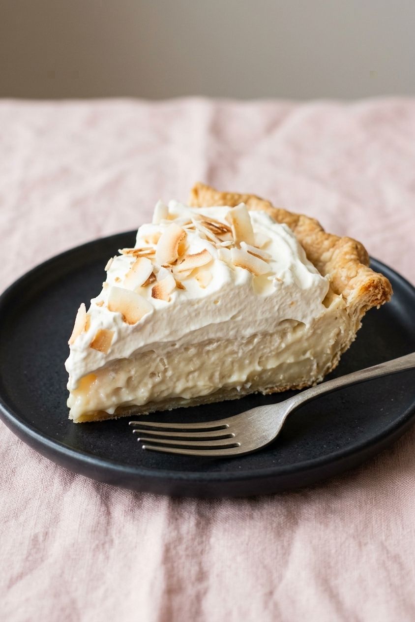 Homemade Coconut Cream Pie