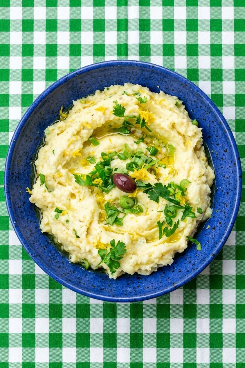 Skordalia: Greek Garlic Mashed Potato Dip
