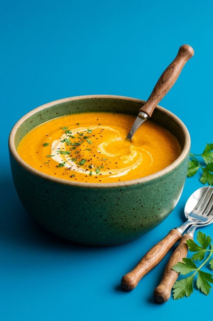 Creamy Roasted Carrot Soup