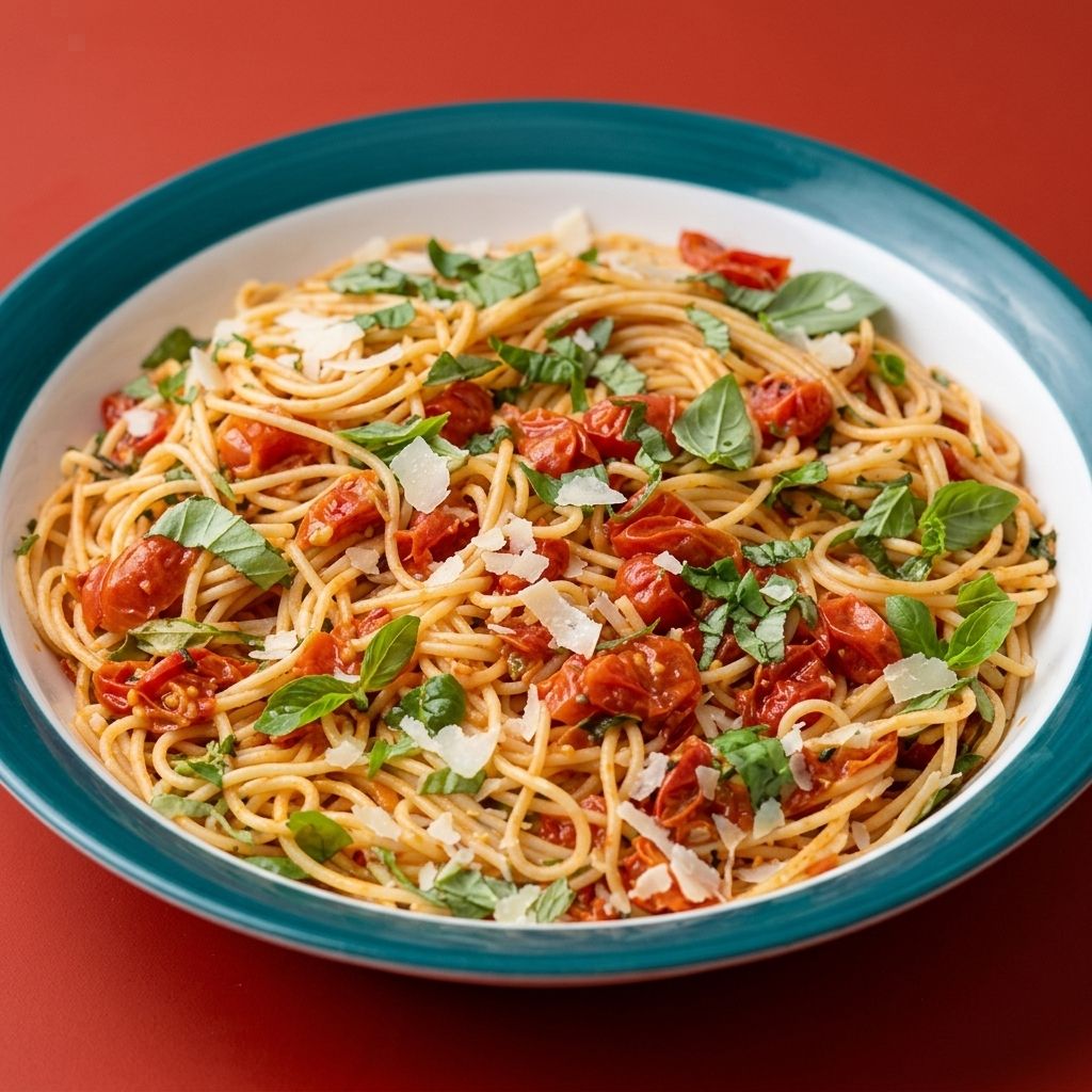 Pasta with Cherry Tomatoes