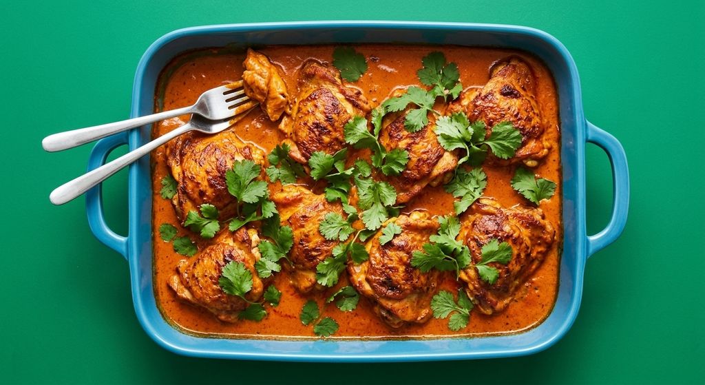One-pan Baked Butter Chicken